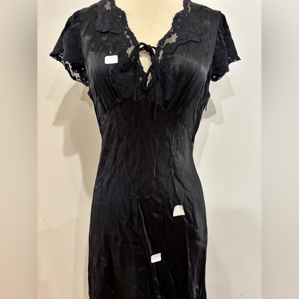 Rixo x RTR Lace Trim Midi Dress, Size: L - Picture 8 of 16